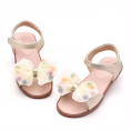 Summer Children Beautiful Shoes Strap Flat Leather Sandals