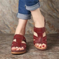 Women summer thick soled nostalgic sandals